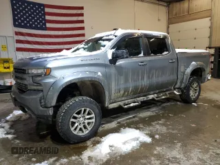 2019 Chevrolet Silverado 1500 RST with VIN 1GCUYEED7KZ160331, listed as a Copart auction lot 43690615 with 125,879 mi miles and Salvage Title. Bid and sale history available at DreamBid. Image 1.