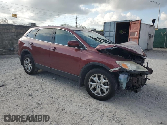 2012 Mazda CX-9 Touring with VIN JM3TB2CA4C0354512, listed as a Copart auction lot 54159915 with Not provided miles and Salvage title. Bid and sale history available at DreamBid. Image 4.