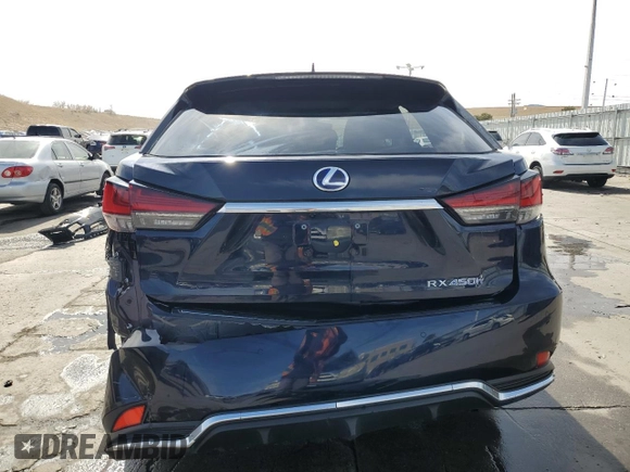 2020 Lexus RX with VIN 2T2JGMDA4LC047144, listed as a Copart auction lot 47641905 with 24,690 mi miles and Salvage Title. Bid and sale history available at carsss.com. Image 6.