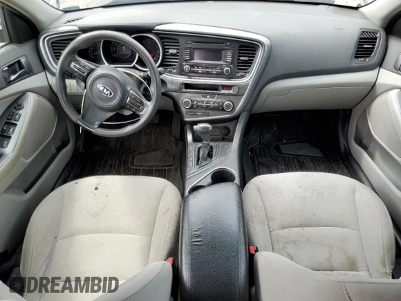 2015 Kia Optima LX with VIN 5XXGM4A76FG515579, listed as a Copart auction lot 60132045 with 156,043 mi miles and Clean title. Bid and sale history available at DreamBid. Image 8.