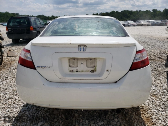 2007 Honda Civic Cpe LX with VIN 2HGFG12607H521529, listed as a Copart auction lot 63413284 with 184,511 mi miles and Salvage Title. Bid and sale history available at carsss.com. Image 6.