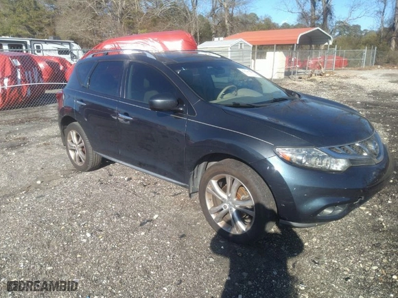 2011 Nissan Murano SL with VIN JN8AZ1MU3BW051686, listed as a IAAI auction lot 41216737 with NaN miles. Bid and sale history available at carsss.com. Image 1.