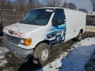 2007 Ford Econoline Cargo Commercial with VIN 1FTNE14W37DB04402, listed as a Copart auction lot 88313085 with Not Provided miles and Salvage Title. Bid and sale history available at DreamBid. Image 1.