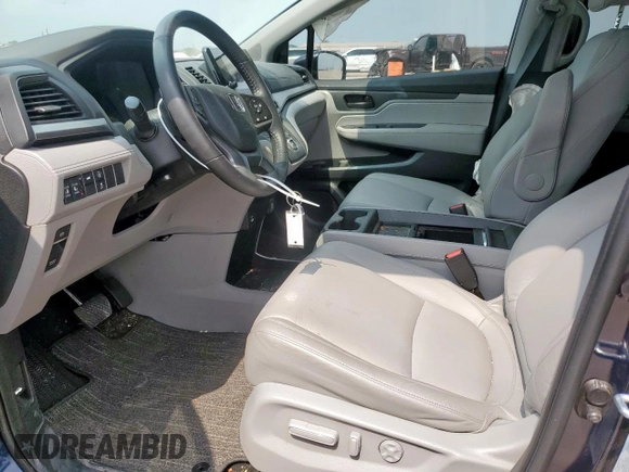 2023 Honda Odyssey EX-L с VIN 5FNRL6H64PB079338, выставлен на аукционе Copart как лот 57666505 с пробегом 39 807 миль миль и Списание • Salvage title. История ставок и продаж доступна на DreamBid. Изображение 7.