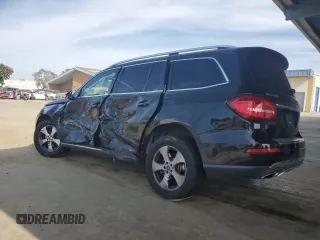 2018 Mercedes-Benz GLS with VIN 4JGDF6EE2JB076621, listed as a Copart auction lot 54197195 with 66,493 mi miles and Salvage Title. Bid and sale history available at carsss.com. Image 2.