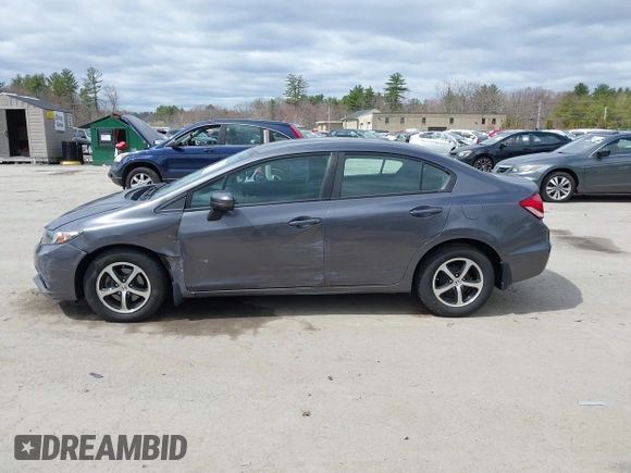 2015 Honda Civic Sedan SE with VIN 2HGFB2F79FH538335, listed as a IAAI auction lot 42049134 with 51,478 mi miles. Bid and sale history available at carsss.com. Image 14.