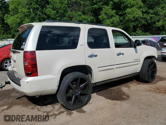 2008 Chevrolet Tahoe LTZ with VIN 1GNFC13J88R233554, listed as a Copart auction lot 60243335 with Not provided miles and Salvage title. Bid and sale history available at DreamBid. Image 3.