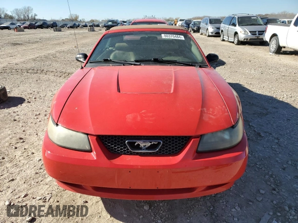 2004 Ford Mustang Deluxe with VIN 1FAFP44404F123235, listed as a Copart auction lot 80370484 with 1,779,265 mi miles and Clean Title. Bid and sale history available at carsss.com. Image 5.