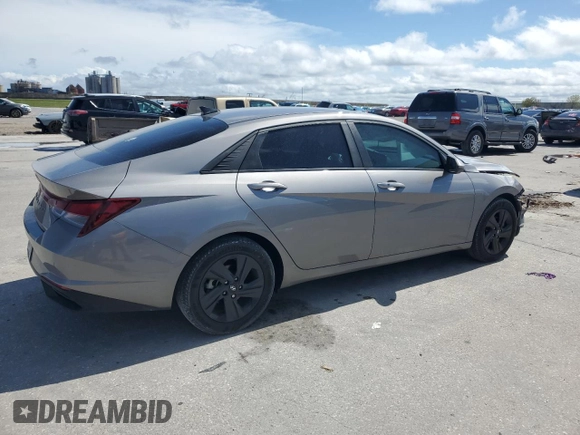 2022 Hyundai Elantra SEL with VIN KMHLM4AG9NU311619, listed as a Copart auction lot 50105495 with 39,170 mi miles and Non Repairable. Bid and sale history available at DreamBid. Image 3.