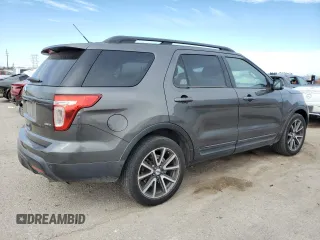 2015 Ford Explorer XLT with VIN 1FM5K8D87FGA25102, listed as a Copart auction lot 44557625 with 194,842 mi miles and Salvage Title. Bid and sale history available at carsss.com. Image 3.