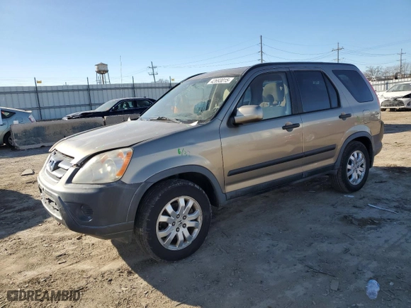 2006 Honda CR-V EX with VIN JHLRD68856C020344, listed as a Copart auction lot 42693015 with 177,192 mi miles and Salvage Title. Bid and sale history available at carsss.com. Image 1.