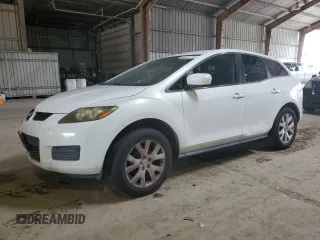 2007 Mazda CX-7 Sport with VIN JM3ER29L870161802, listed as a Copart auction lot 46785764 with 123,656 mi miles and Salvage Title. Bid and sale history available at carsss.com. Image 1.
