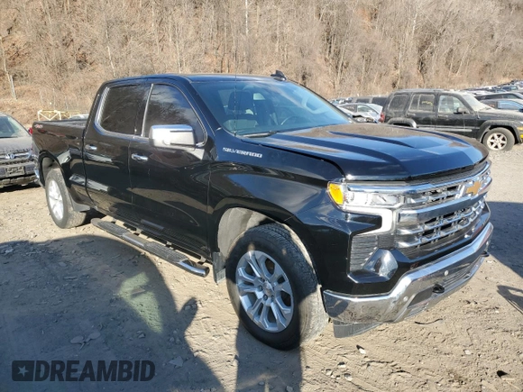 2024 Chevrolet Silverado 1500 LTZ with VIN 3GCUDGED5RG111503, listed as a Copart auction lot 88821185 with 26,304 mi miles and Non Repairable. Bid and sale history available at DreamBid. Image 4.