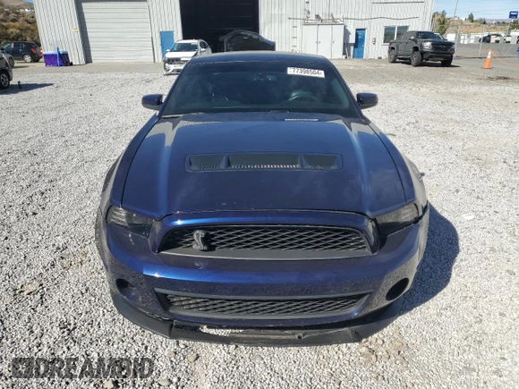 2010 Ford Mustang GT500 with VIN 1ZVBP8JS1A5105926, listed as a Copart auction lot 77398504 with 63,699 mi miles and Salvage title. Bid and sale history available at DreamBid. Image 5.