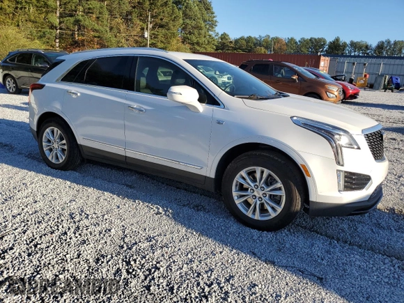 2021 Cadillac XT5 FWD Luxury with VIN 1GYKNAR46MZ171465, listed as a Copart auction lot 80857434 with 58,739 mi miles and Salvage Title. Bid and sale history available at carsss.com. Image 4.