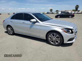 2016 Mercedes-Benz C 300 with VIN 55SWF4JB6GU144159, listed as a Copart auction lot 57174505 with 84,837 mi miles and Salvage title. Bid and sale history available at DreamBid. Image 4.