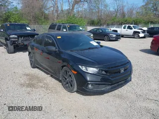 2019 Honda Civic Sport with VIN 19XFC2F86KE045495, listed as a IAAI auction lot 42074631 with 52,864 mi miles and . Bid and sale history available at DreamBid. Image 1.