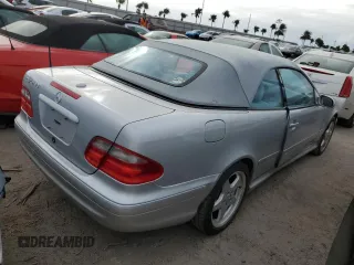 2003 Mercedes-Benz CLK 430 with VIN WDBLK70G53T141578, listed as a Copart auction lot 74977354 with 35,736 mi miles and Salvage Title. Bid and sale history available at DreamBid. Image 3.