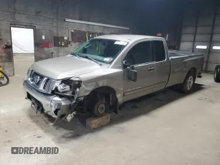 2008 Nissan Titan SE with VIN 1N6AA06F68N343291, listed as a Copart auction lot 80724044 with 149,380 mi miles and Salvage title. Bid and sale history available at DreamBid. Image 1.