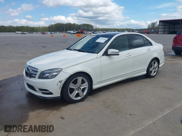 2011 Mercedes-Benz C 300 Sport with VIN WDDGF8BB5BR151334, listed as a IAAI auction lot 42083586 with 184,963 mi miles and . Bid and sale history available at DreamBid. Image 2.
