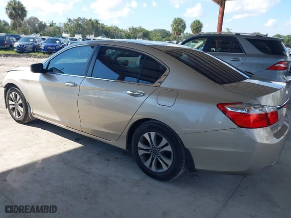2014 Honda Accord Sedan LX with VIN 1HGCR2F32EA265540, listed as a IAAI auction lot 40387820 with 118,452 mi miles. Bid and sale history available at carsss.com. Image 3.