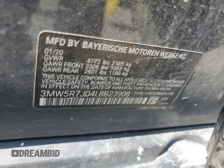 2020 BMW 3 Series 330i xDrive с VIN 3MW5R7J04L8B23908, выставлен на аукционе Copart как лот 61127665 с пробегом 101 050 миль миль и Списание • Salvage title. История ставок и продаж доступна на DreamBid. Изображение 13.