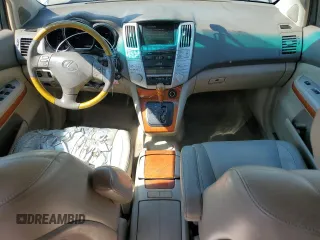 2005 Lexus RX 330 with VIN JTJGA31U350051558, listed as a Copart auction lot 60489215 with 216,702 mi miles and Salvage title. Bid and sale history available at DreamBid. Image 8.