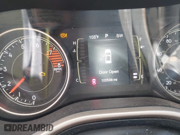 2016 Jeep Cherokee Latitude with VIN 1C4PJMCS9GW134769, listed as a IAAI auction lot 41668793 with 122,539 mi miles and . Bid and sale history available at carsss.com. Image 7.