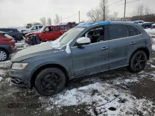 2017 Audi SQ5 Premium Plus with VIN WA1CCAFP5HA010506, listed as a Copart auction lot 83623964 with 0 mi miles and Salvage Title. Bid and sale history available at carsss.com. Image 1.