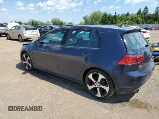 2017 Volkswagen Golf GTI S with VIN 3VW4T7AU9HM052039, listed as a Copart auction lot 60202614 with 103,626 mi miles and Salvage Title. Bid and sale history available at carsss.com. Image 2.