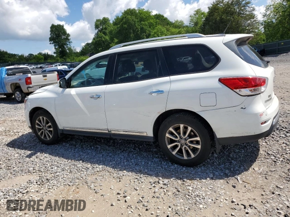 2015 Nissan Pathfinder S z VIN 5N1AR2MN1FC698309, wystawiony jako Copart lot #57612505 z przebiegiem 109 678 mil mil oraz Szkoda całkowita • Salvage title. Historia ofert i sprzedaży dostępna na DreamBid. Obrazek 2.