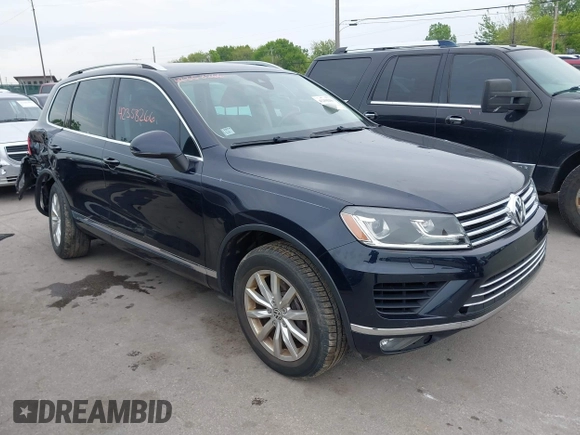 2016 Volkswagen Touareg Sport с VIN WVGEF9BP7GD012373, выставлен на аукционе IAAI как лот 42358266 с пробегом 81 827 миль миль и . История ставок и продаж доступна на DreamBid. Изображение 1.