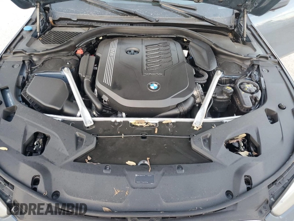 2021 BMW 8 Series 840i with VIN WBADZ2C00MCG13061, listed as a Copart auction lot 74709624 with 0 mi miles and Non Repairable. Bid and sale history available at carsss.com. Image 11.