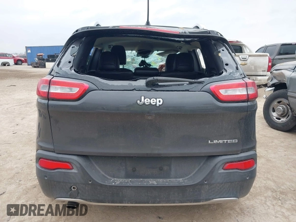 2015 Jeep Cherokee Limited with VIN 1C4PJLDB1FW708157, listed as a IAAI auction lot 41502567 with 85,354 mi miles and . Bid and sale history available at DreamBid. Image 17.