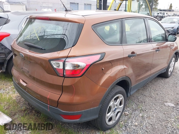 2017 Ford Escape S with VIN 1FMCU0F79HUE97846, listed as a IAAI auction lot 41846839 with 88,132 mi miles. Bid and sale history available at carsss.com. Image 4.