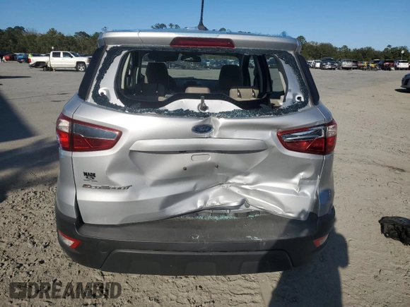 2021 Ford EcoSport S with VIN MAJ3S2FE4MC407593, listed as a Copart auction lot 47454615 with 26,309 mi miles and Salvage Title. Bid and sale history available at DreamBid. Image 6.