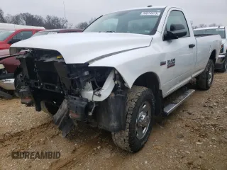 2015 Ram 2500 Tradesman z VIN 3C6MR5AJ5FG685040, wystawiony jako Copart lot #36674973 z przebiegiem 80 088 mil mil oraz Szkoda całkowita • Salvage title. Historia ofert i sprzedaży dostępna na DreamBid. Obrazek 1.