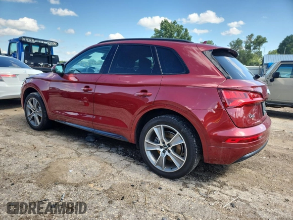 2019 Audi Q5 Premium Plus z VIN WA1BNAFY0K2090894, wystawiony jako Copart lot #61346615 z przebiegiem 124 489 mil mil oraz Szkoda całkowita • Salvage title. Historia ofert i sprzedaży dostępna na DreamBid. Obrazek 2.