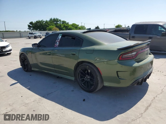 2019 Dodge Charger Scat Pack with VIN 2C3CDXGJ7KH721346, listed as a Copart auction lot 53302395 with Not provided miles and Salvage title. Bid and sale history available at DreamBid. Image 2.