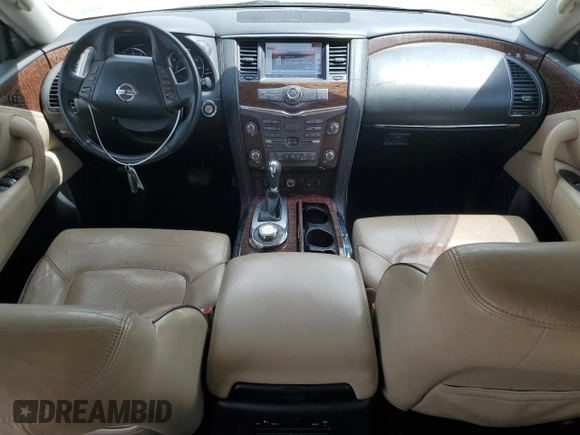 2017 Nissan Armada SV with VIN JN8AY2NC4H9503019, listed as a Copart auction lot 51537995 with 157,084 mi miles and Clean Title. Bid and sale history available at carsss.com. Image 8.