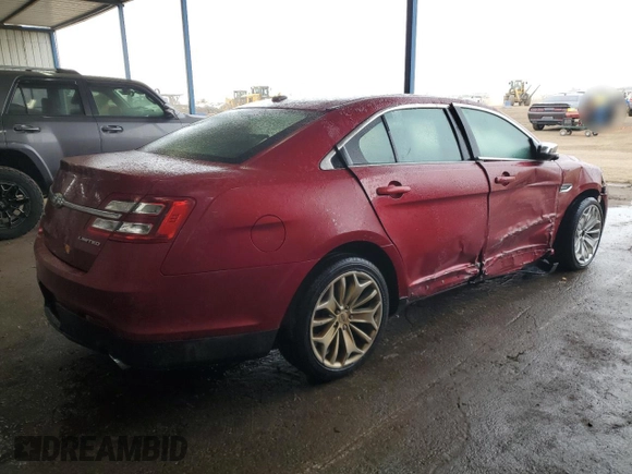 2017 Ford Taurus Limited with VIN 1FAHP2F82HG104666, listed as a Copart auction lot 42833025 with 93,351 mi miles and Salvage title. Bid and sale history available at DreamBid. Image 3.