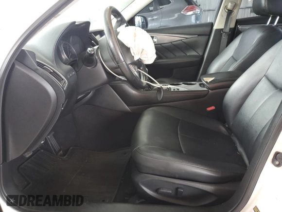 2015 Infiniti Q50 Premium z VIN JN1BV7APXFM332403, wystawiony jako Copart lot #60817425 z przebiegiem Nie podano mil oraz Czysty tytuł • Clean title. Historia ofert i sprzedaży dostępna na DreamBid. Obrazek 7.