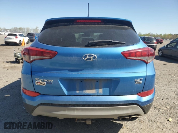 2017 Hyundai Tucson Sport with VIN KM8J3CA26HU303698, listed as a Copart auction lot 53326125 with 72,617 mi miles and Salvage Title. Bid and sale history available at DreamBid. Image 6.