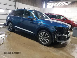 2018 Audi Q7 Premium Plus with VIN WA1LAAF73JD032143, listed as a Copart auction lot 57399785 with 97,893 mi miles and Salvage title. Bid and sale history available at DreamBid. Image 4.