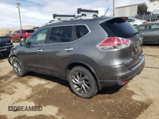 2016 Nissan Rogue SL with VIN 5N1AT2MV2GC751828, listed as a Copart auction lot 49998355 with 125,789 mi miles and Salvage Title. Bid and sale history available at DreamBid. Image 2.
