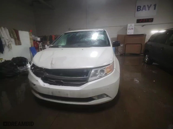 2013 Honda Odyssey Touring with VIN 5FNRL5H91DB049407, listed as a Copart auction lot 45710665 with 223,583 mi miles and Salvage Title. Bid and sale history available at carsss.com. Image 14.