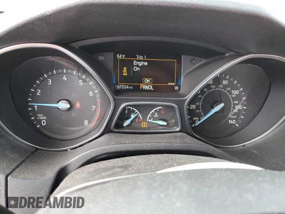 2018 Ford Focus SE with VIN 1FADP3F24JL231626, listed as a Copart auction lot 51015275 with 97,054 mi miles and Salvage Title. Bid and sale history available at carsss.com. Image 9.