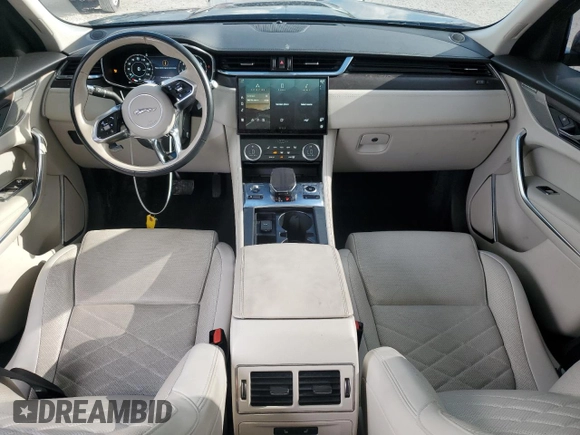 2021 Jaguar F-Pace S with VIN SADCJ2EU1MA681131, listed as a Copart auction lot 61207435 with 53,939 mi miles and Salvage title. Bid and sale history available at DreamBid. Image 8.