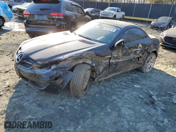 2007 Mercedes-Benz SLK-Class 3.0L with VIN WDBWK54F57F154189, listed as a Copart auction lot 45678515 with 118,934 mi miles and Salvage Title. Bid and sale history available at carsss.com. Image 1.