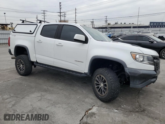 2018 Chevrolet Colorado 4WD ZR2 with VIN 1GCPTEE1XJ1105919, listed as a Copart auction lot 43081875 with 122,345 mi miles and Salvage Title. Bid and sale history available at carsss.com. Image 4.